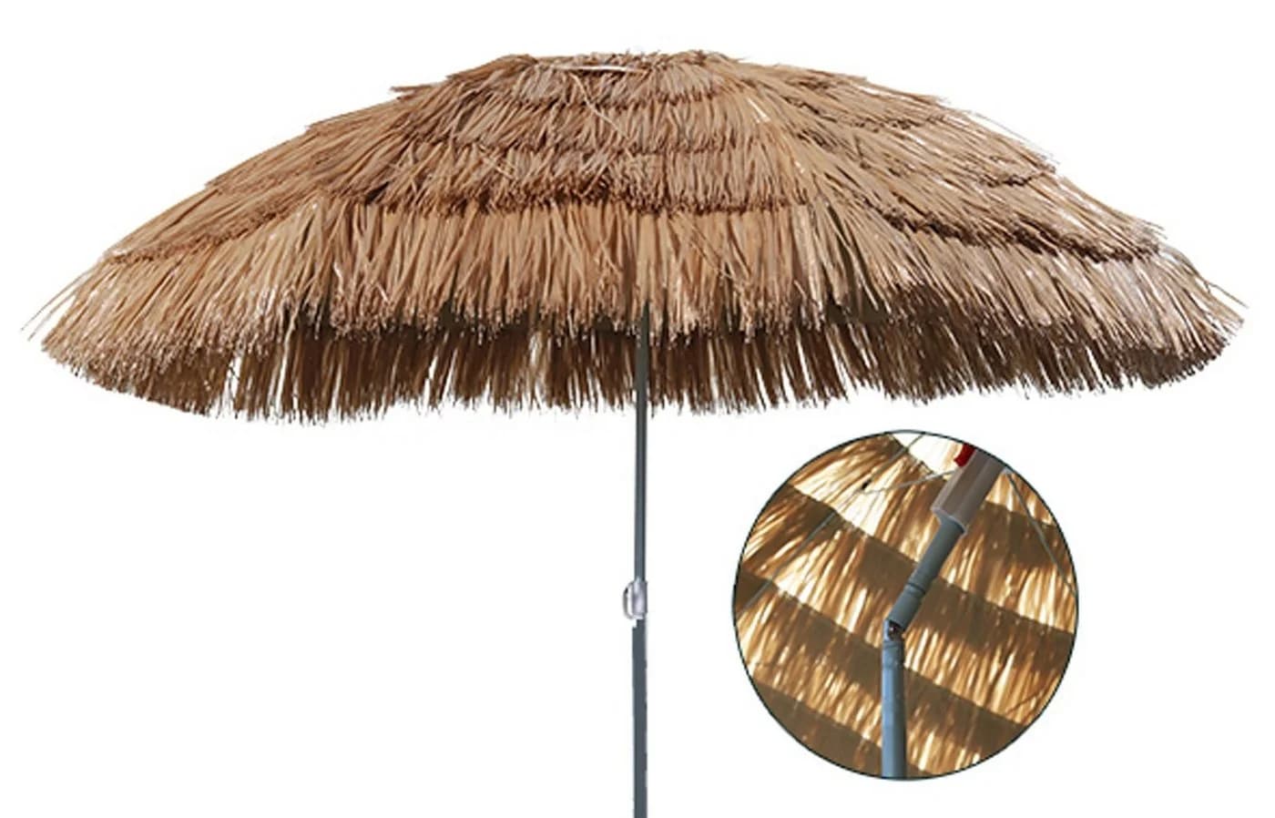Mojawo Ampelschirm Hawaii Braun Weiß - Bild 2