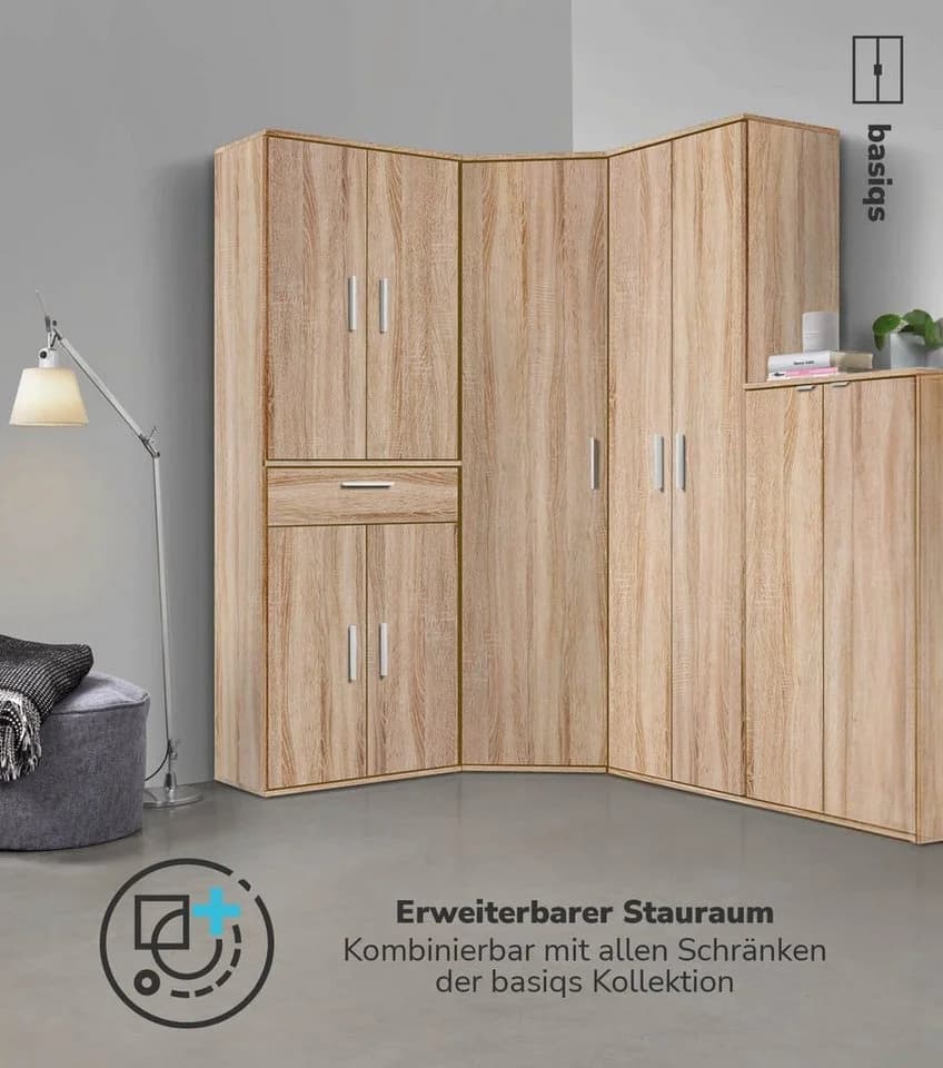 mokebo Mehrzweckschrank Braun Modern mit Schublade - Bild 3