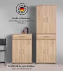 mokebo Mehrzweckschrank Braun Modern mit Schublade Bild 4