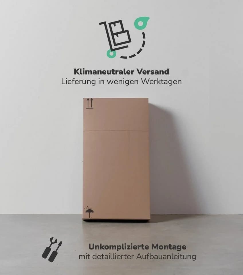 mokebo Mehrzweckschrank Braun Modern mit Schublade - Bild 5