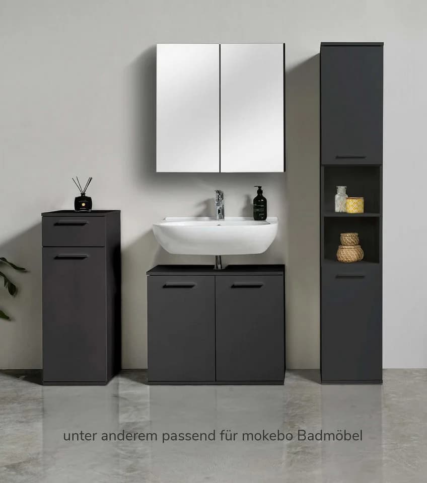 mokebo Möbelgriff Der Griffige 7er-Set Aluminium Anthrazit - Bild 3