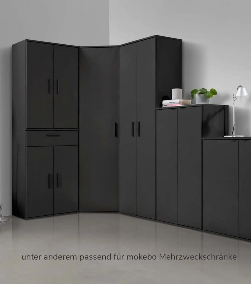 mokebo Möbelgriff Der Griffige 7er-Set Aluminium Anthrazit - Bild 4