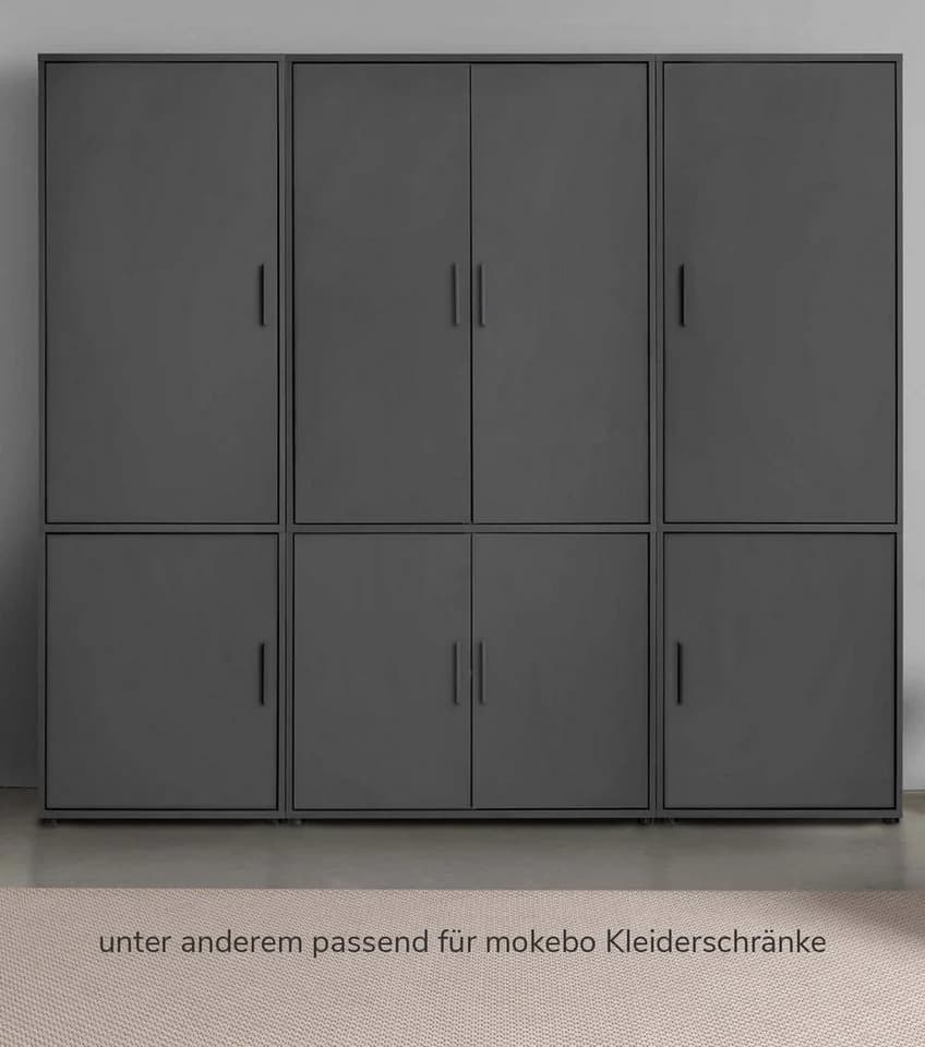 mokebo Möbelgriff Der Griffige 7er-Set Aluminium Anthrazit - Bild 5