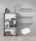 mokebo Mehrzweckschrank Der Schlanke Schwarz Modern Bild 3