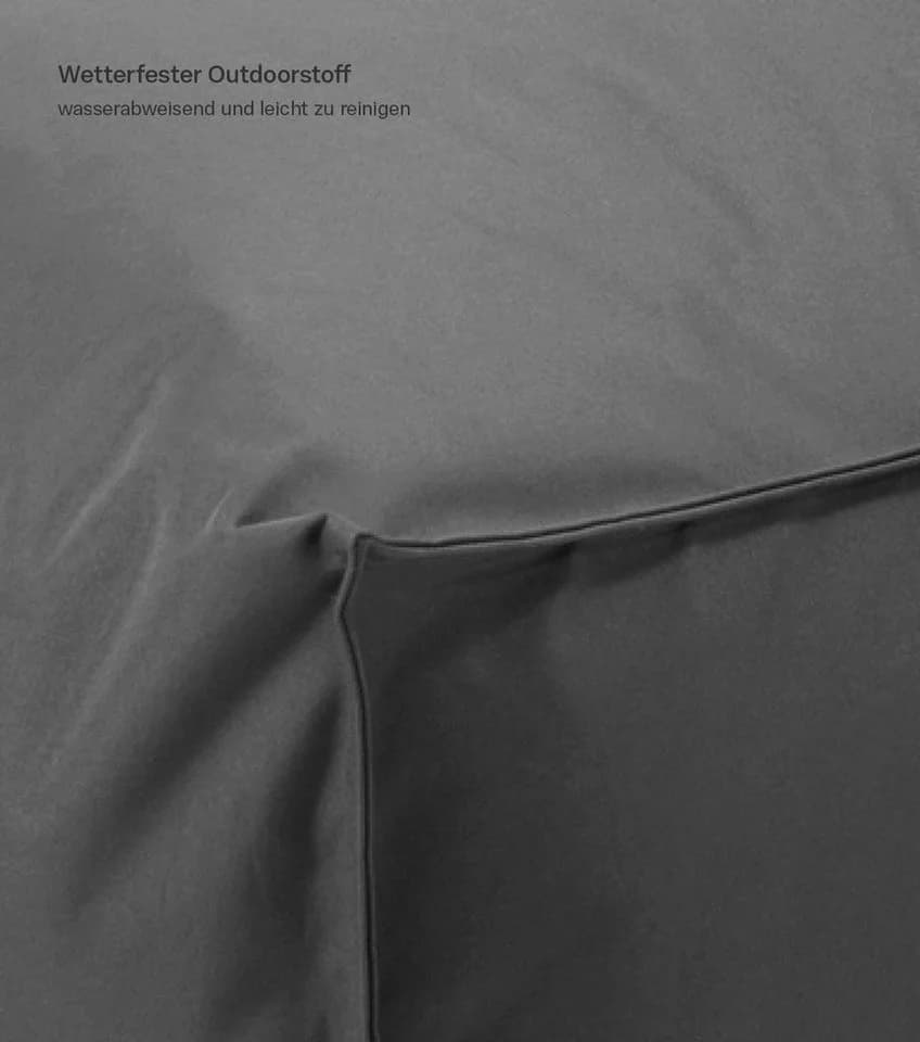 mokebo Sitzsack Sundowner Outdoor Anthrazit - Bild 5