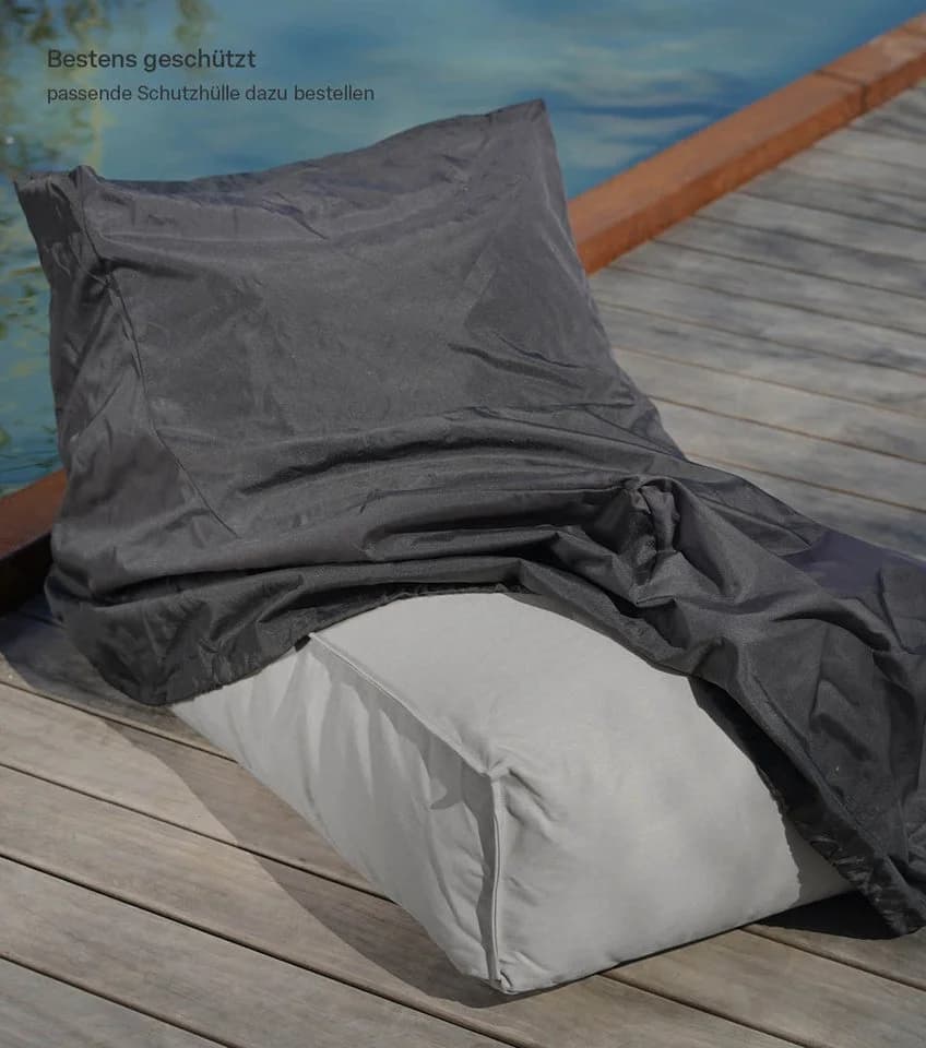 mokebo Sitzsack Sundowner Grau Outdoor Bean Bag - Bild 4