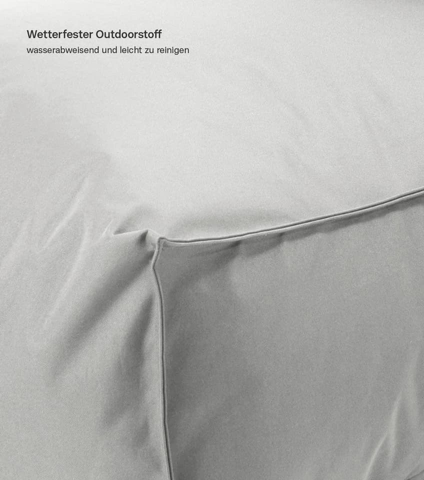 mokebo Sitzsack Sundowner Grau Outdoor Bean Bag - Bild 5