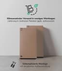mokebo Bücherregal Weiß Melaminbeschichtung Aktenregal Standregal Bild 5