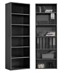 mokebo Bücherregal Der Bücherwurm Anthrazit Schwarz Holzregal Bild 2