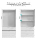 mokebo Einlegeboden 'Die Ableger' 2er-Set Weiß für 90cm Kleiderschrank Bild 2