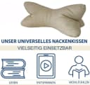 Dr. Berger Nackenkissen Leseknochen Beige Bild 3