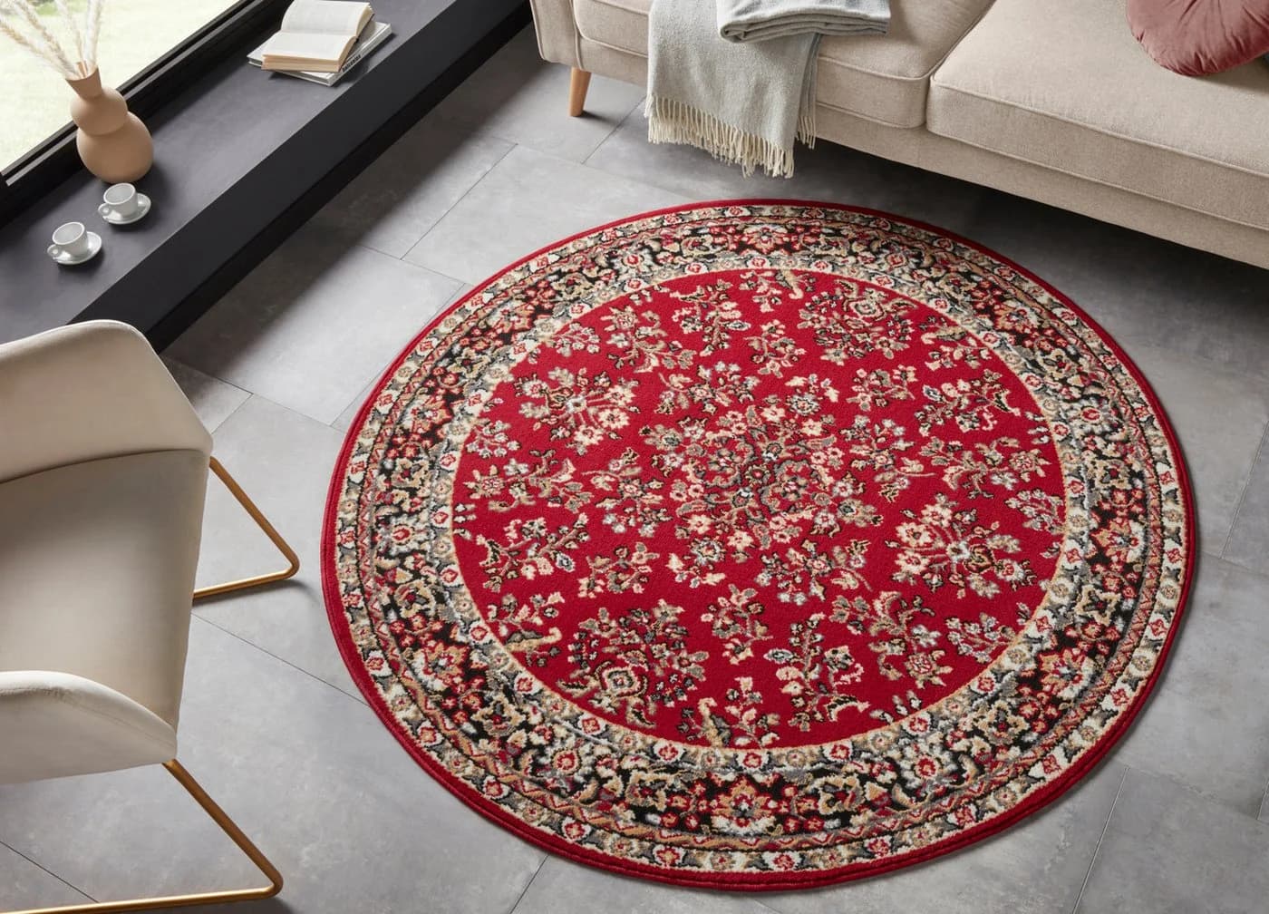 HANSE HOME Teppich Halton Rot Orientalisch Kurzflor - Bild 2