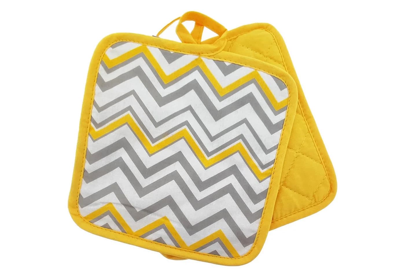 varivendo Topflappen 2er Set Gelb 100% Baumwolle - Bild 2