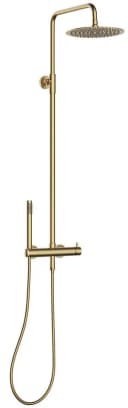 MARWELL Classico Stangenbrause-Set Gold Regendusche höhenverstellbar Bild 2