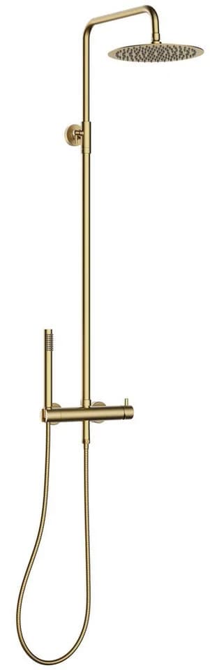 MARWELL Classico Stangenbrause-Set Gold Regendusche höhenverstellbar - Bild 2