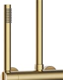 MARWELL Classico Stangenbrause-Set Gold Regendusche höhenverstellbar Bild 5
