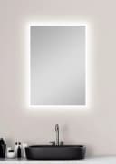 TALOS Badspiegel mit LED-Beleuchtung Weiß Glas Modern Bild 2