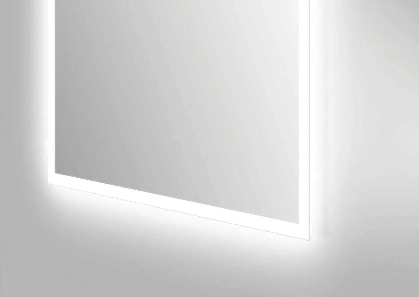 TALOS Badspiegel mit LED-Beleuchtung Weiß Glas Modern - Bild 3