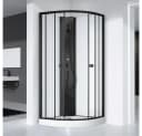 MARWELL Komplettdusche Prime Style Schwarz mit Acrylwanne Bild 3