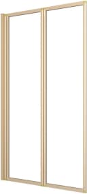 Badewannenaufsatz MARWELL Double Gold - Duschwand 120x70cm Bild 1