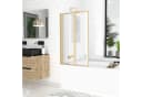 Badewannenaufsatz MARWELL Double Gold - Duschwand 120x70cm Bild 2