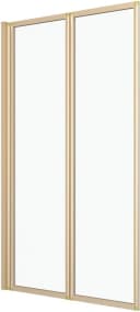 Badewannenaufsatz MARWELL Double Gold - Duschwand 120x70cm Bild 5