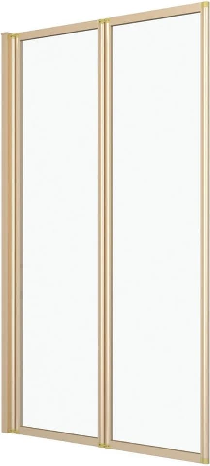 Badewannenaufsatz MARWELL Double Gold - Duschwand 120x70cm - Bild 5