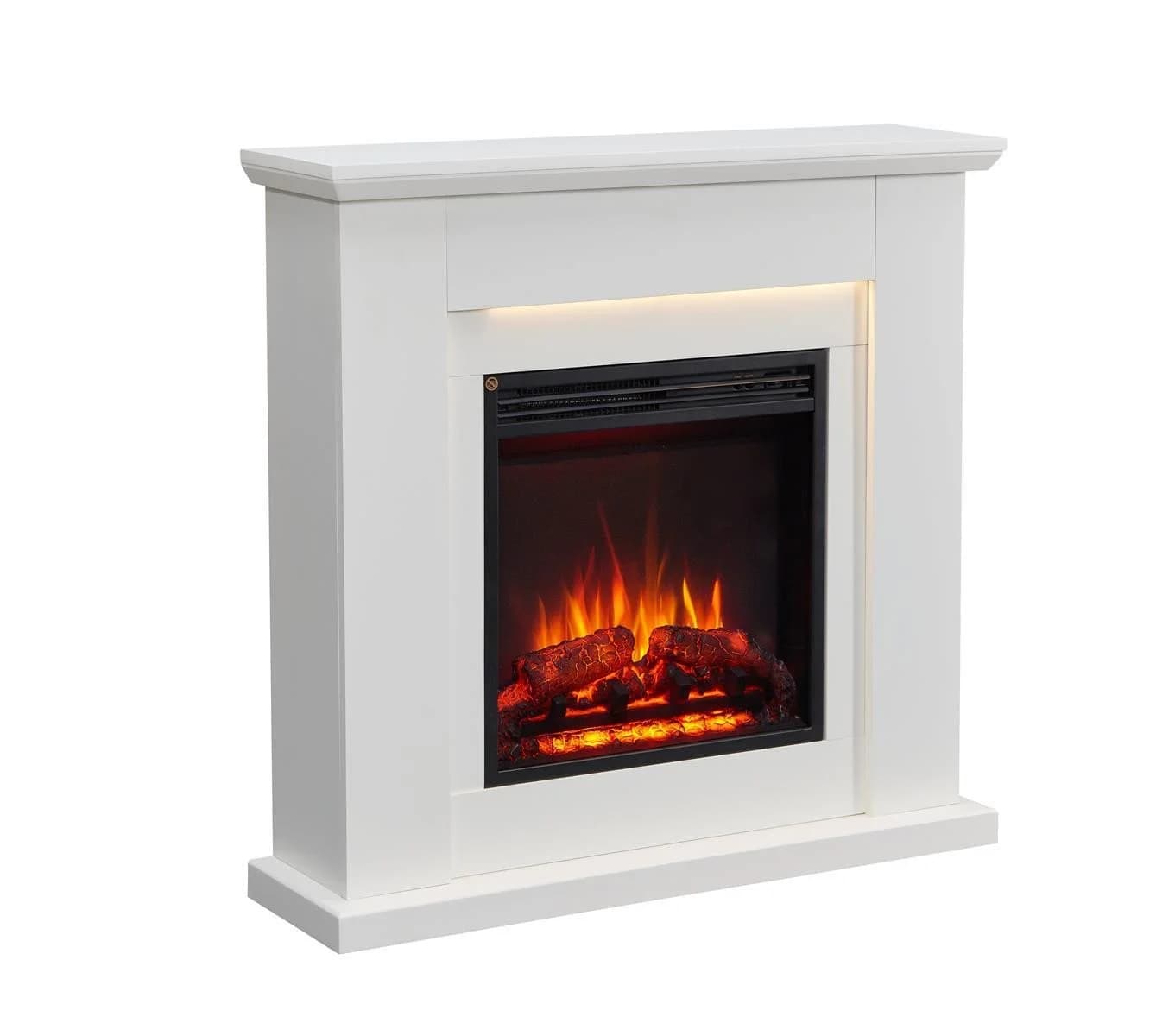 Balderia Elektrokamin Pandora Standkamin 3D Flamme 2000 W Weiß - Bild 2