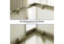 i-flair Eckdusche DIANA Schiebetür Duschkabine satiniert 6 mm ESG silber Bild 5