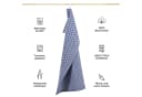 Blumtal Geschirrtuch Premium 50x70cm 100% Baumwolle Blau Bild 1