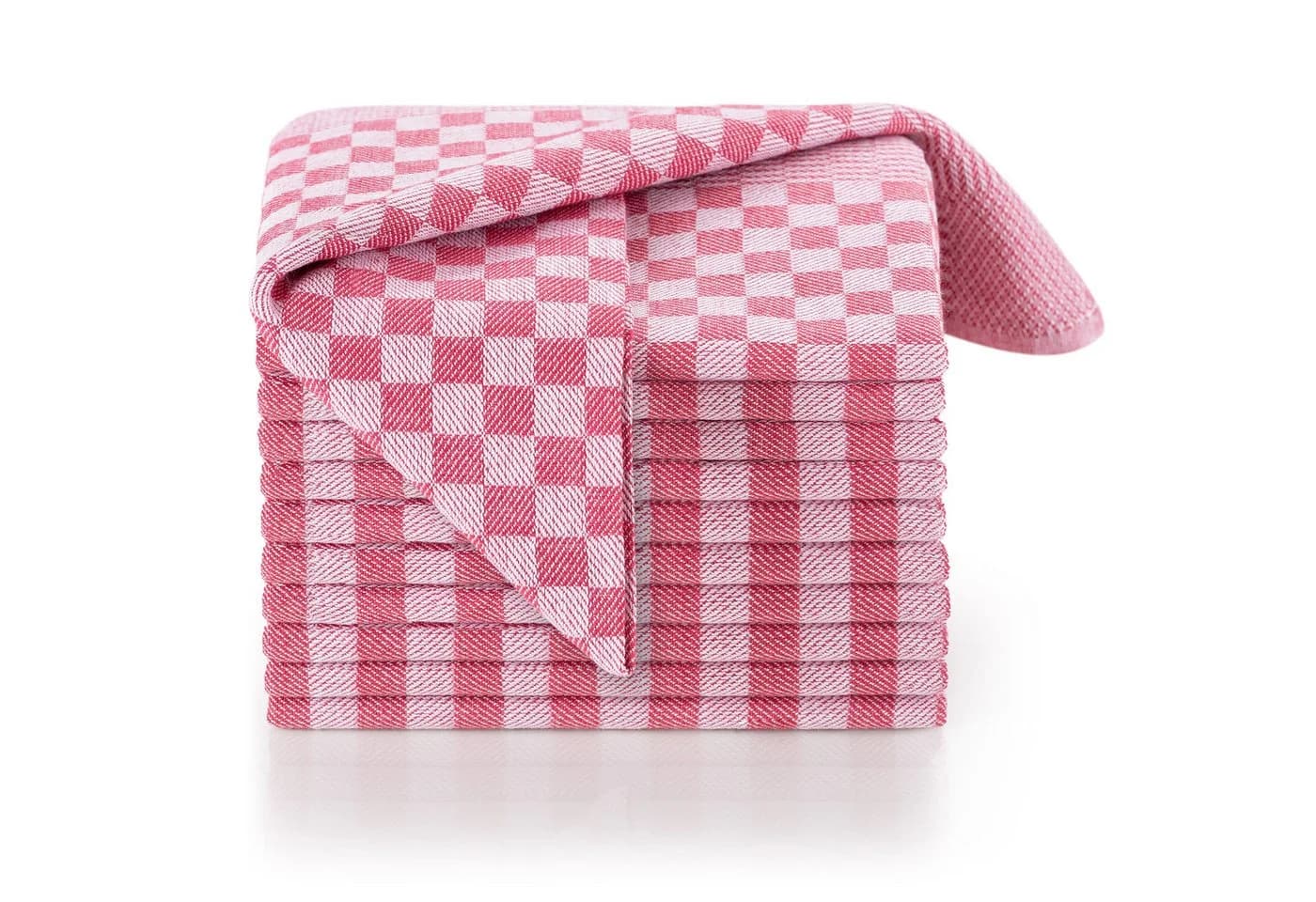 Blumtal Premium Geschirrtuch 100% Baumwolle Rot 50x70cm - Bild 2