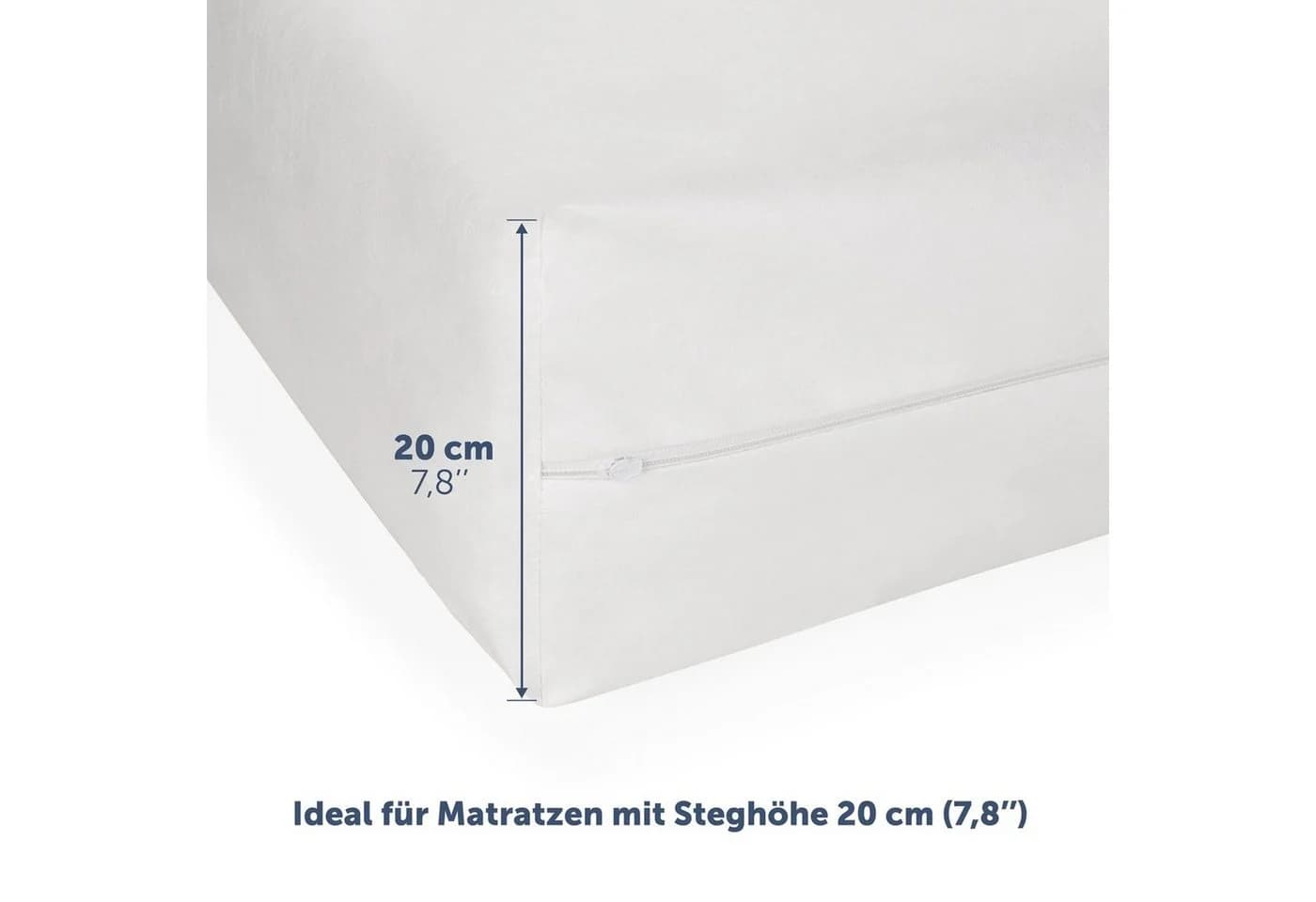 Blumtal Matratzenschutzbezug für Allergiker, atmungsaktiv und wasserdicht - Bild 3