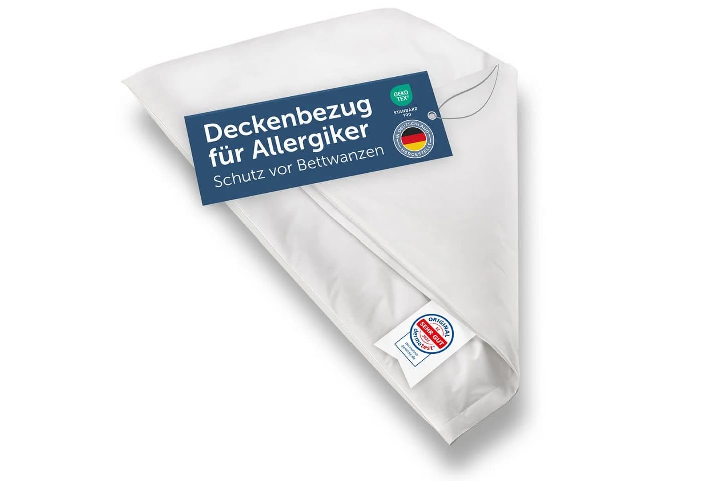 Blumtal Bettbezug Milbenbezug Allergiker Weiss Evolon