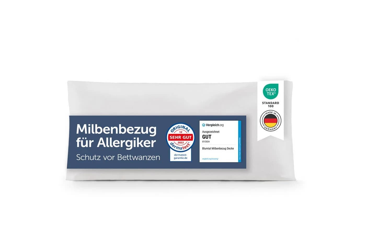 Blumtal Bettbezug Milbenbezug Weiß Allergiker Evolon - Bild 2