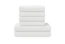 Blumtal Handtuch Set Premium 6-tlg. Weiß 100% Baumwolle Frottee Bild 2