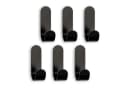 SEBSON Handtuchhalter Wandhaken Schwarz 6er Set Edelstahl Bild 2