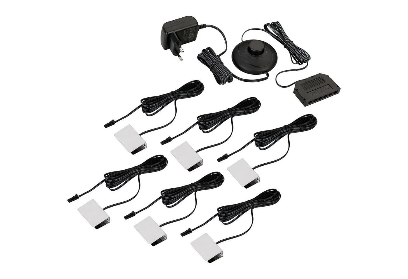SEBSON LED Vitrinenbeleuchtung 6er Set 12V Warmweiß - Bild 2
