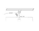 SEBSON LED Spiegelleuchte 40cm mit Touch Schalter IP44 Bild 4