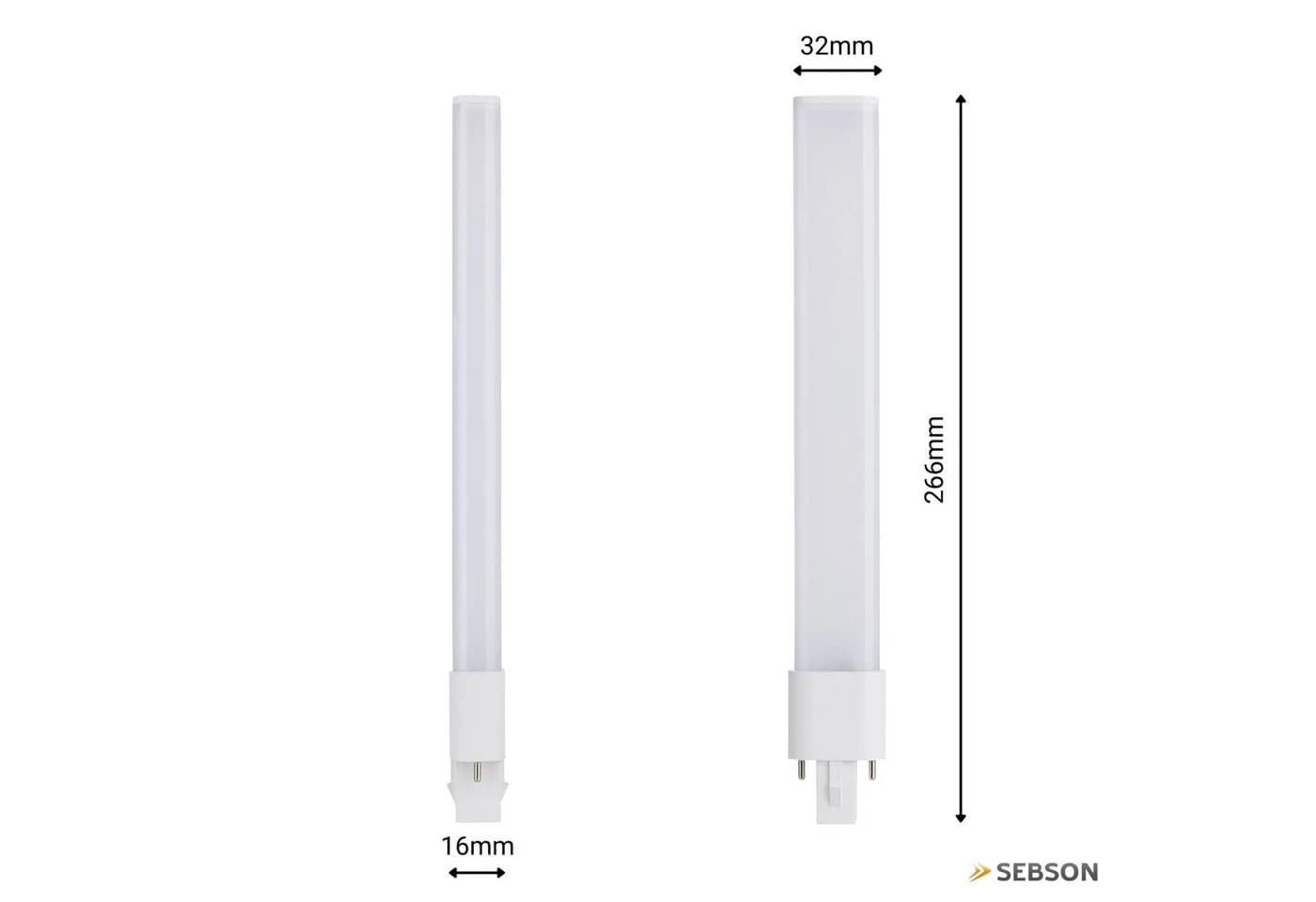 SEBSON LED Lampe G23 5W 1000lm Neutralweiß 4000K - Bild 4