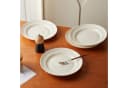 JIWOO Suppenteller 4er Ø25,4 cm Keramik Beige Bild 4