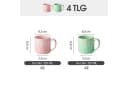 JIWOO Tassen-Set 4-tlg. Keramik Skandinavisch Bunt Bild 1