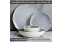 JIWOO Geschirr-Set 16-tlg. Blau Keramik Bild 3