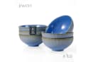 JIWOO Suppenteller 6er Set Blau Keramik Ø20cm Bild 2