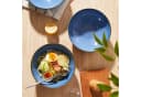 JIWOO Suppenteller 6er Set Blau Keramik Ø20cm Mikrowellenfest Bild 5