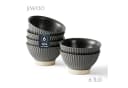 JIWOO Keramik Schale 6er Set Grau Ø12cm Bild 2