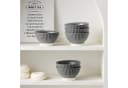 JIWOO Keramik Schale 6er Set Grau Ø12cm Bild 5