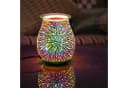 Candle BROTHERS Elektrische Duftlampe Jupiter Glas Silber Bunt 3D-Design Bild 1
