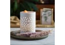 Candle BROTHERS Elektrischer Wachsbrenner Keramik Weiß Dots Bild 1