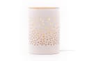Candle BROTHERS Elektrischer Wachsbrenner Keramik Weiß Dots Bild 2