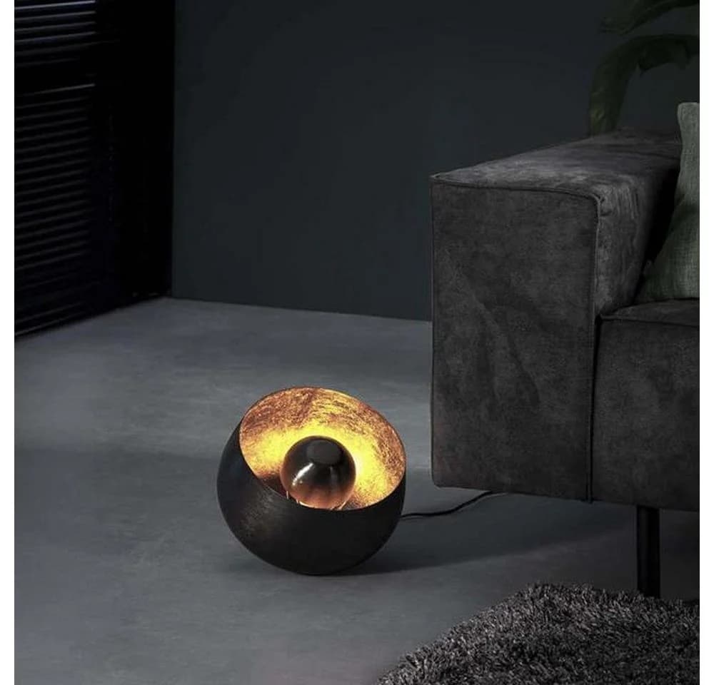 famlights Tischleuchte Leonardo Schwarz-glänzend E27 280mm - Bild 5